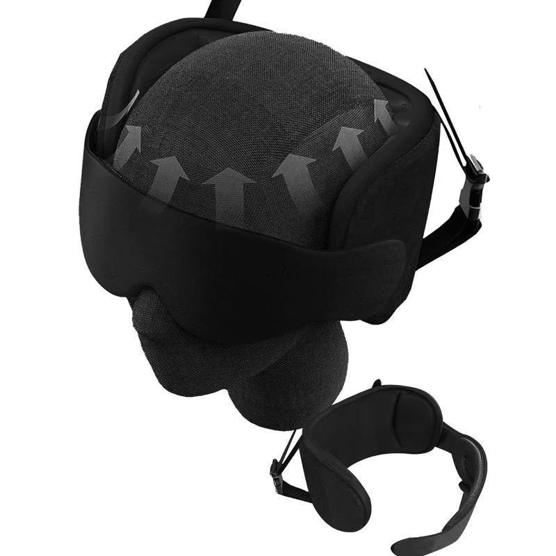 3D Contoured Travel Pillow 100% Blackout Zero Eye Pressure Sleeping Mask Soft Adjustable Travel Accessories HIP