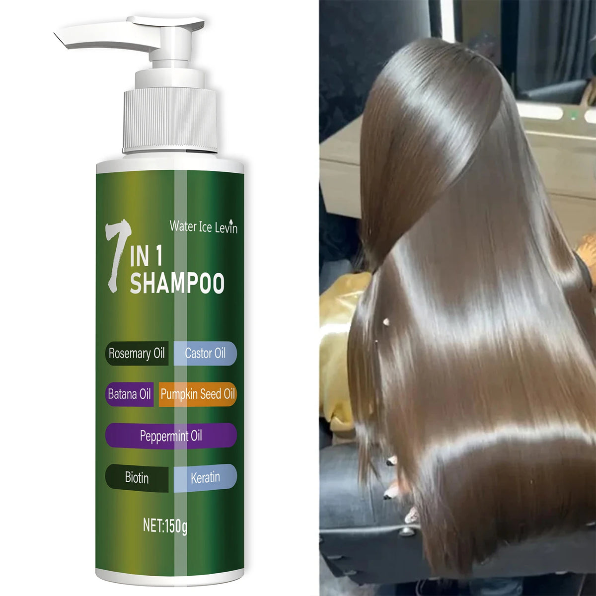 7-in-1 Rosemary, Batana & Castor Oil Shampoo | All Hair Types Moisturizing Shampoo HIP