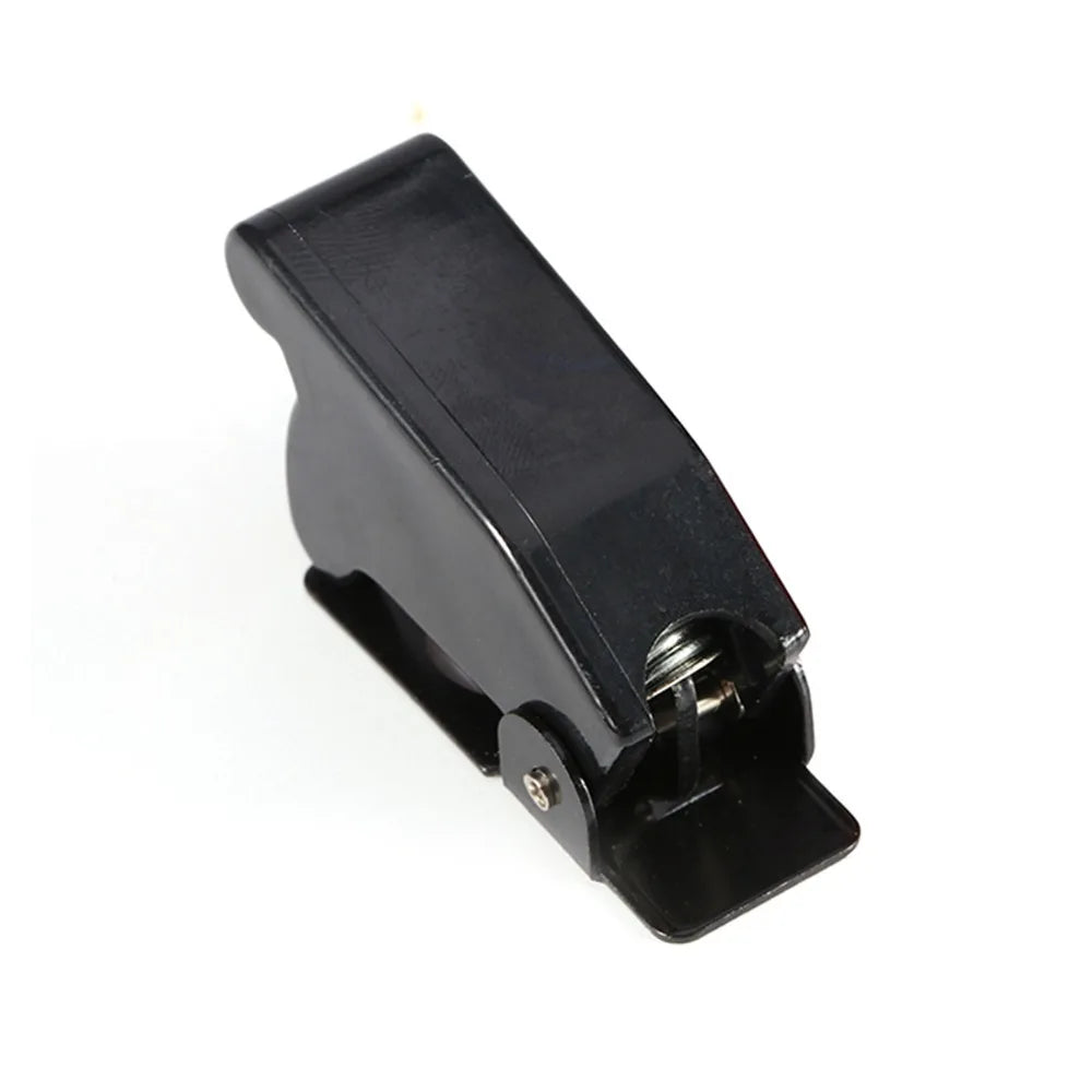 5-Pack Toggle Switch Safety Flip Cover Guards – 12mm Black Toggle Switch Guard HIP