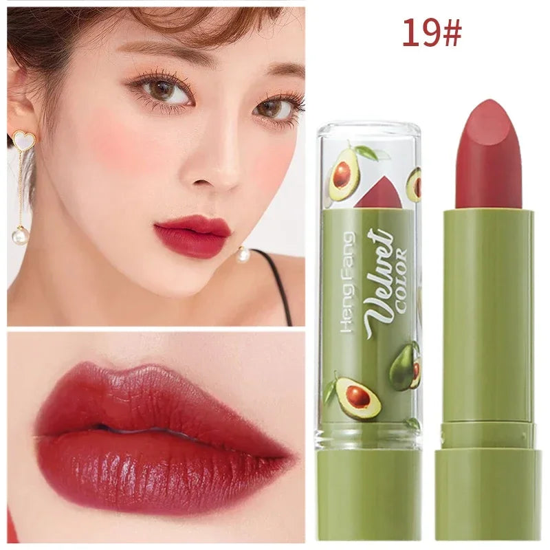 Five Pack Cigarette-shaped Lipstick Set Matte Velvet Lasting Creative Blue Pink Girl Cigarette Tube Lip Glaze Set Lip Makeup HIP 19-1Pcs