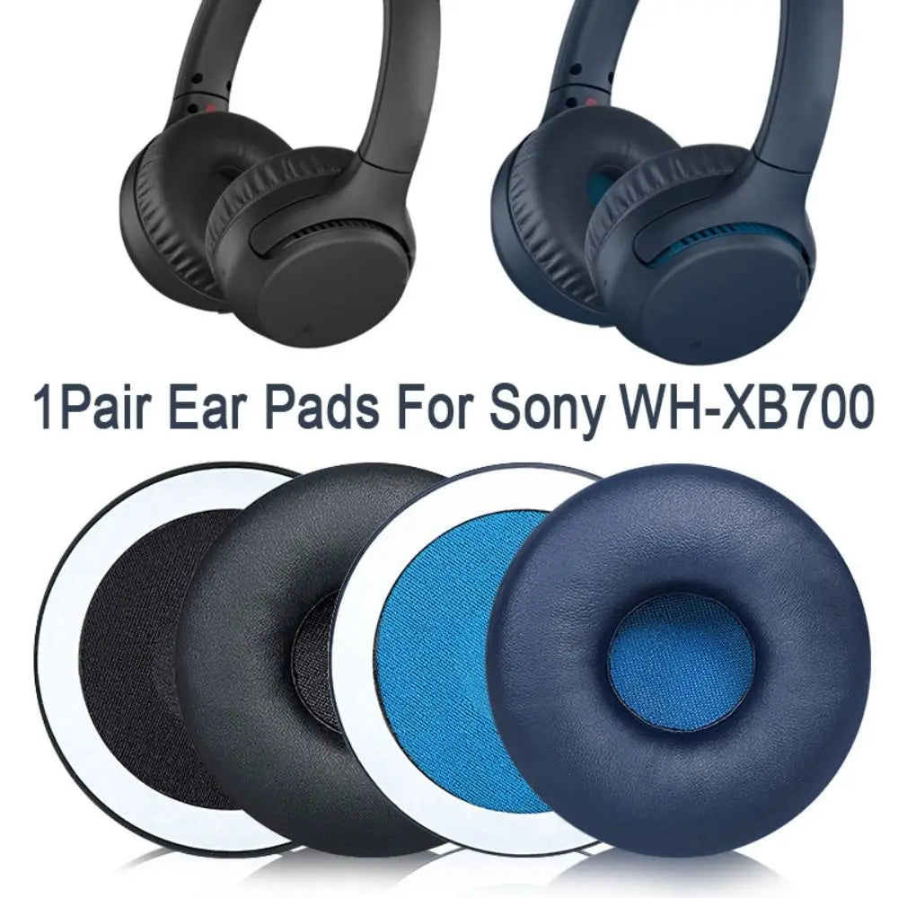 Sony WH-XB700 Replacement Ear Pads – PU Leather Cushions Headphone Ear Pads HIP