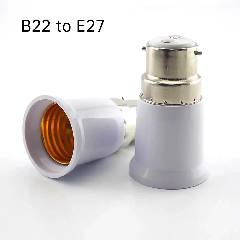 B22 To E27 Fireproof Bulb Socket Adapter Bulb Converter Bracket Household Lamp Holder Lighting Parts Accessories HIP