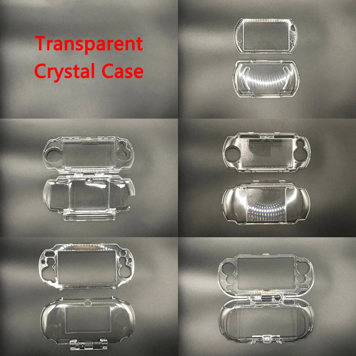 Clear Hard Shell Case for 3DS, GBA SP, PSP & PS Vita Console Protective Case HIP