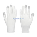 Sun Protective Touch Screen Gaming Gloves – Nylon, Sweat-Resist Touch Screen Gloves HIP White CN