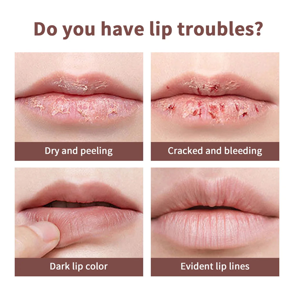 Lakerain Lipstick Colorless Lip Balm Long Lasting Hygienic Moisturizing Lips Plumper Nourish Black Pink Nude Makeup Lip Care HIP