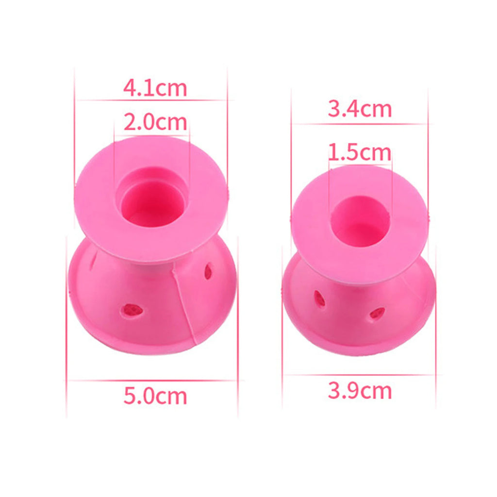 10PCS/Set Magic Hair Care Rollers Soft Silicone Hair Curler No Heat No Clip Hair Curling Styling DIY Tool for Curler Hair HIP