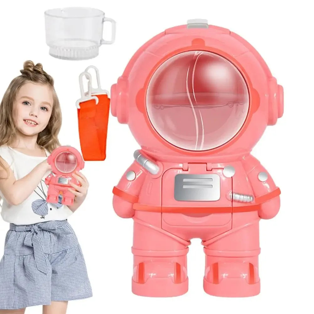 Astronaut Mini Straw Water Bottle 250ml – Fun Kids Cup Kids Straw Water Bottle HIP