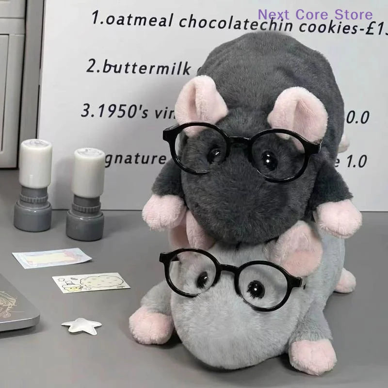 Cute Mouse Plush Pencil Case – Large Capacity Stationery Pouch Plush Pencil Case HIP