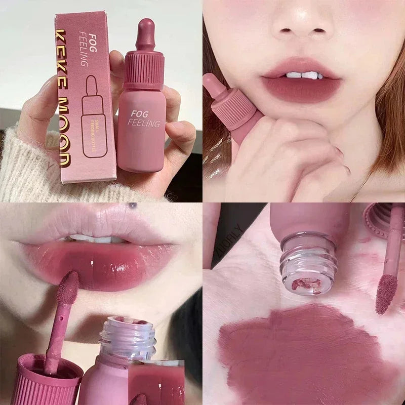 8 colors Moisturizer Non-Stick Cup Lipstick Velvet ink Matte Dyeing Lip Gloss Waterproof Long Lasting Lip Tint Korean Cosmetics HIP