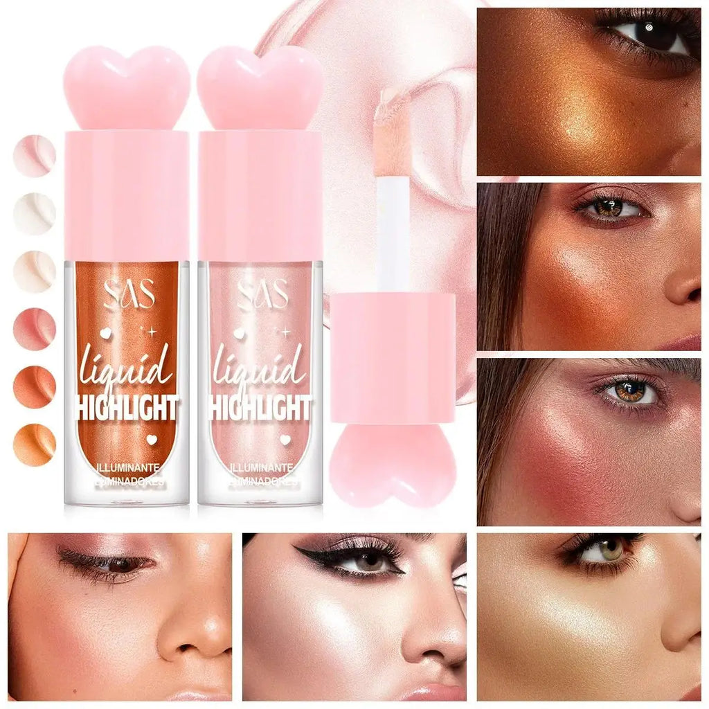 SAS Liquid Highlighter – Shimmer, Contour & Glow Makeup Liquid Highlighter HIP
