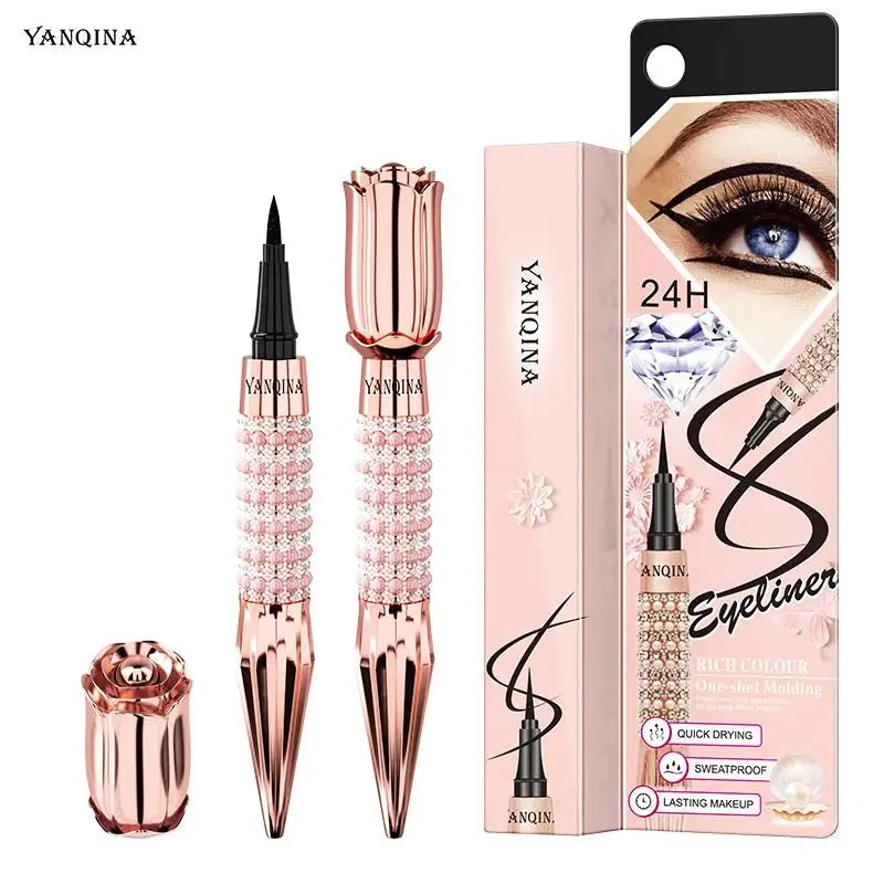 QIC Waterproof Black Liquid Eyeliner Pen – 12Hr Wear Liquid Eyeliner Pen HIP