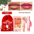 Lip Glosses Set Lip Gloss Combo with Keychain Peach Fragrance Moisturizing Plumping Lip Makeup Christmas Present HIP 1Peach