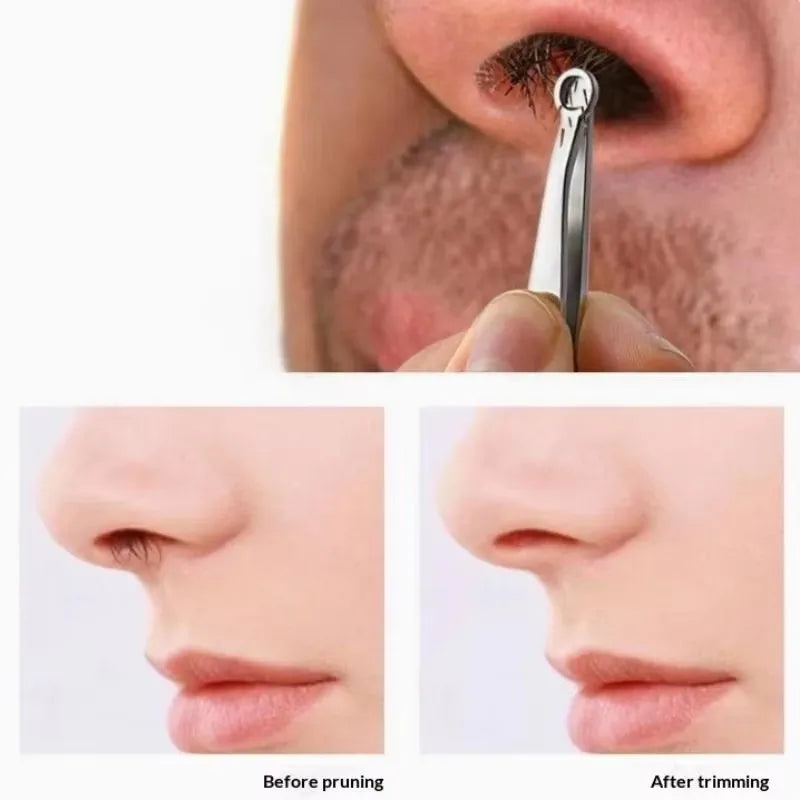 RUZOFO Stainless Steel Nose & Eyebrow Hair Trimmer Nose & Eyebrow Trimmer HIP