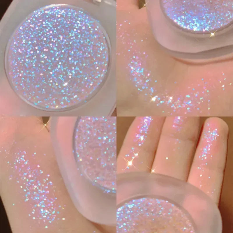 Diamond Glitter Mashed Potatoes Highlighter Diamond Highlighter Makeup Gel Face and Body Brighten Glitter Natural Contour Makeup HIP