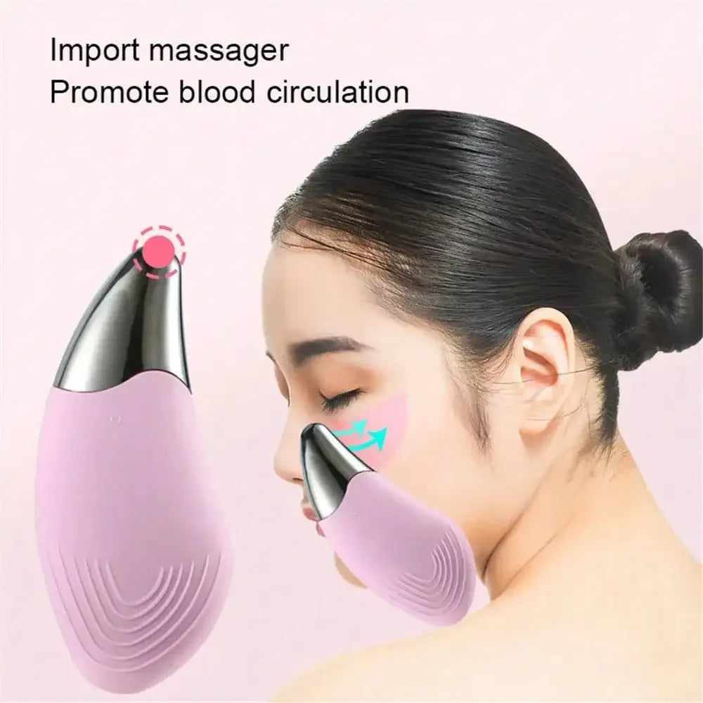 Silicone Electric Face Cleansing Brush – Ultrasonic Vibration Facial Cleansing Brush HIP