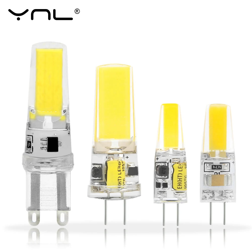 Dimmable G4 G9 E14 COB LED Bulb 6W 9W – Halogen Replacement COB LED Bulb HIP