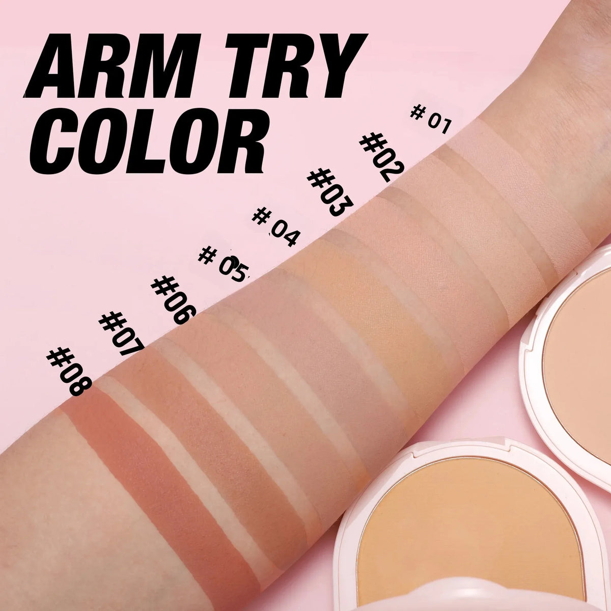 Handaiyan Oil Control Pressed Powder – Matte Waterproof Finish Setting Pressed Powder HIP