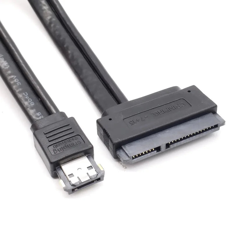 eSATA USB Combo to 22-Pin SATA Cable Adapter | 2.5" HDD HDD Adapter Cable HIP