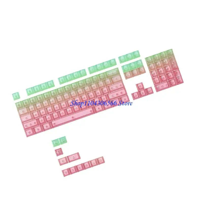 Clear RGB Keycaps 115-Key Set for Mechanical Keyboards | HIP Mechanical Keyboard Keycaps HIP