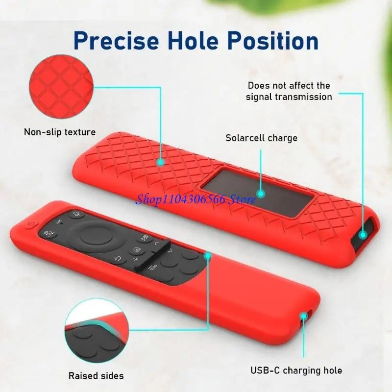 Silicone Case Cover for BN59-01432A Remote + Lanyard Remote Control Cover HIP