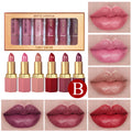 SAM SUGAR 6-Piece Matte & Pearlescent Lipstick Set Lipstick Set HIP B 3.5gx6pcs Full Size