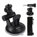 Suction Cup Car Mount for GoPro & DJI OSMO – 360° Swivel Action Camera Mount HIP WHITE