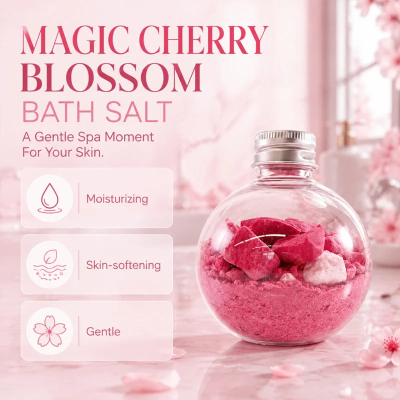 Cherry Blossom Bath Salts – Mineral Soak & Aromatherapy Mineral Bath Salts HIP