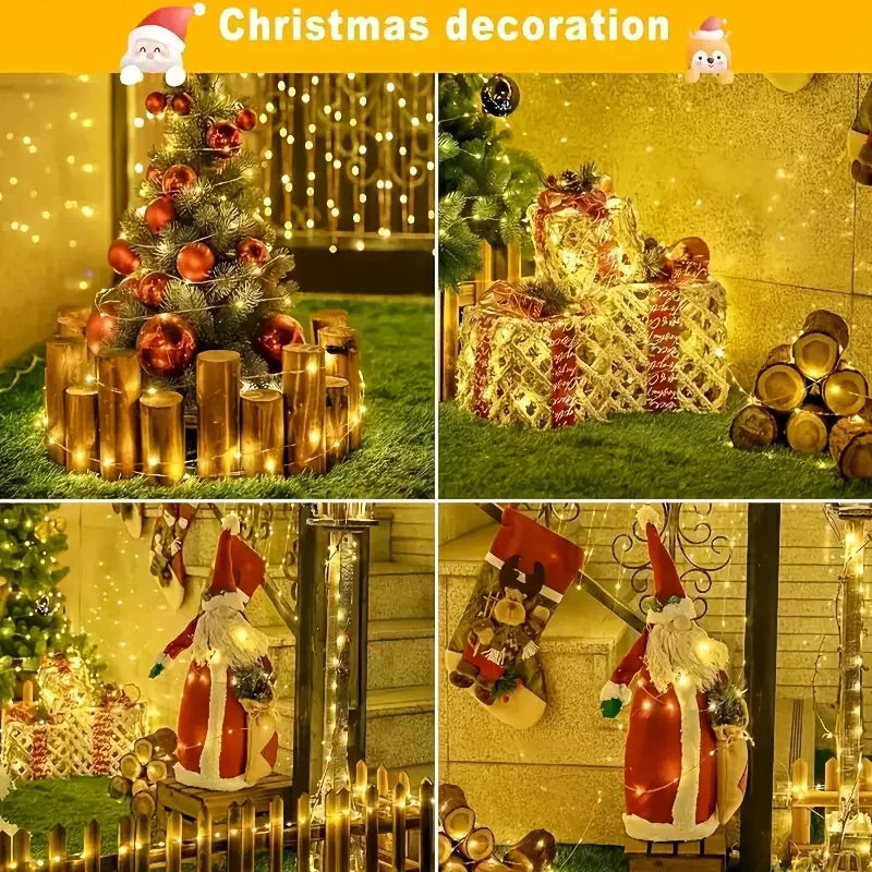 Solar Fairy String Lights – 8 Modes, IP65 Waterproof Copper Wire Solar String Lights HIP