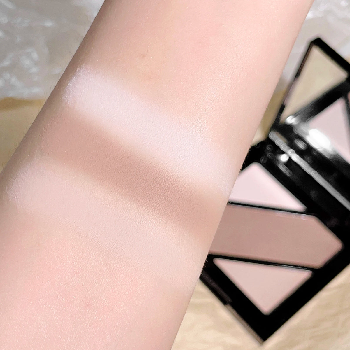 3-Color Contour Bronzer & Highlighter Powder Palette Bronzer Highlighter Palette HIP