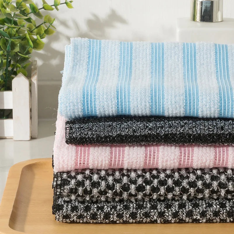 Japanese Exfoliating Bath Washcloth – Nylon Back Scrub Towel Exfoliating Bath Towel HIP