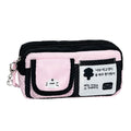 Kawaii Cat Pencil Case – Large Polka Dot Pen Bag for Students Pencil Case HIP Pink