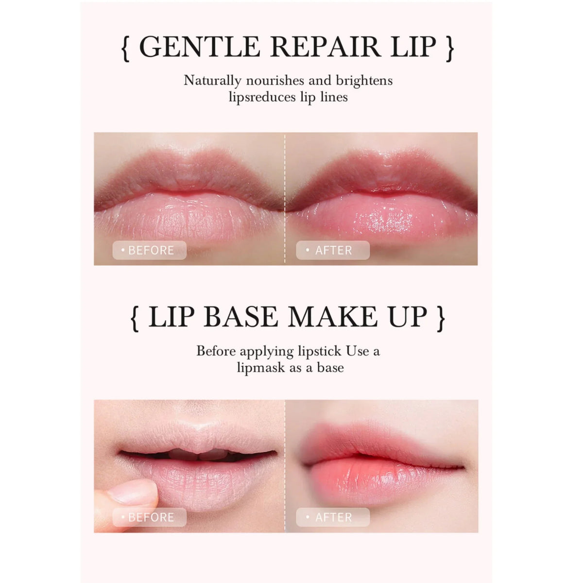 HANDAIYAN 2-in-1 Sugar Scrub Lip Balm & Repair Mask Lip Scrub Balm HIP