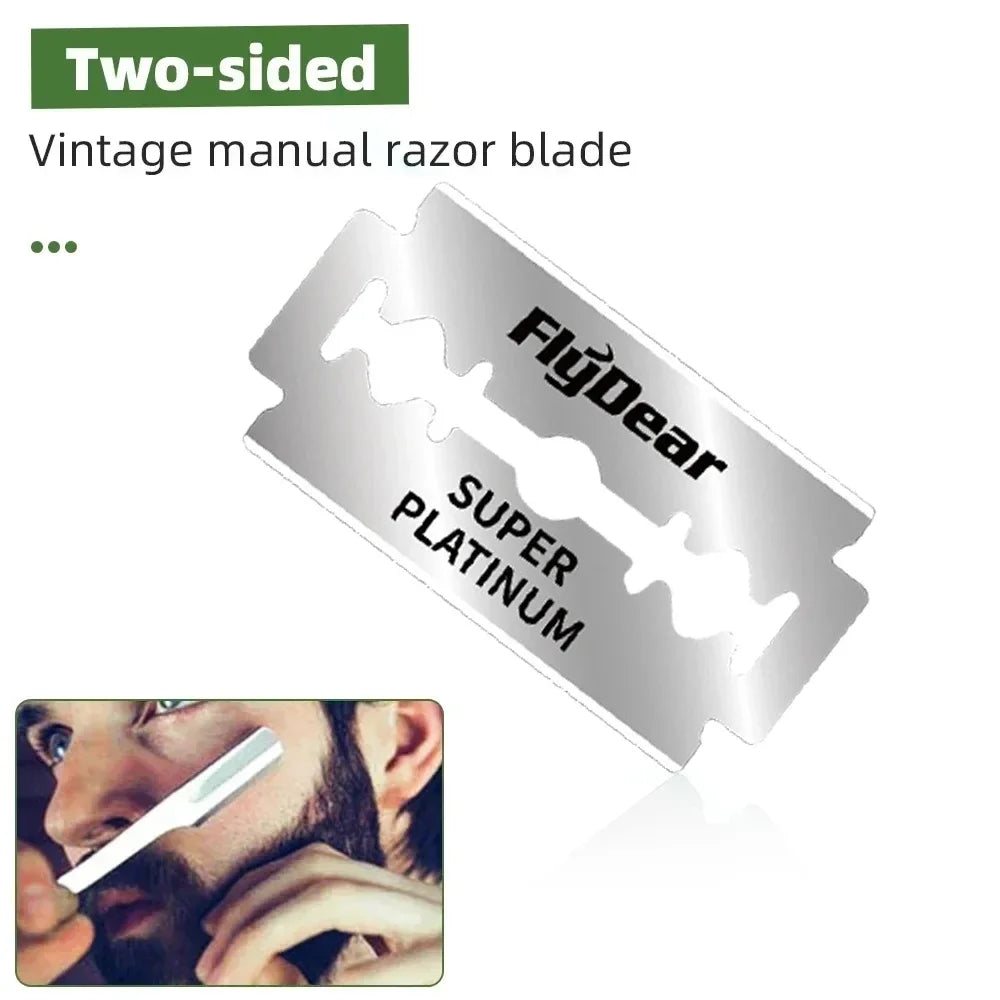 Double Edge Safety Razor Blades – Stainless Steel DE Blades Safety Razor Blades HIP