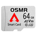 OSMR Micro SD Card 32GB 64GB 128GB Class 10 U3 V30 A2 Micro SD Memory Card HIP 64GB