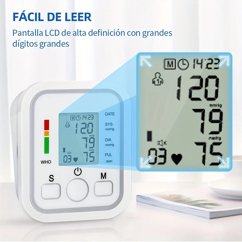 Fireurus Automatic Arm Blood Pressure Monitor | Heart Rate Blood Pressure Monitor HIP