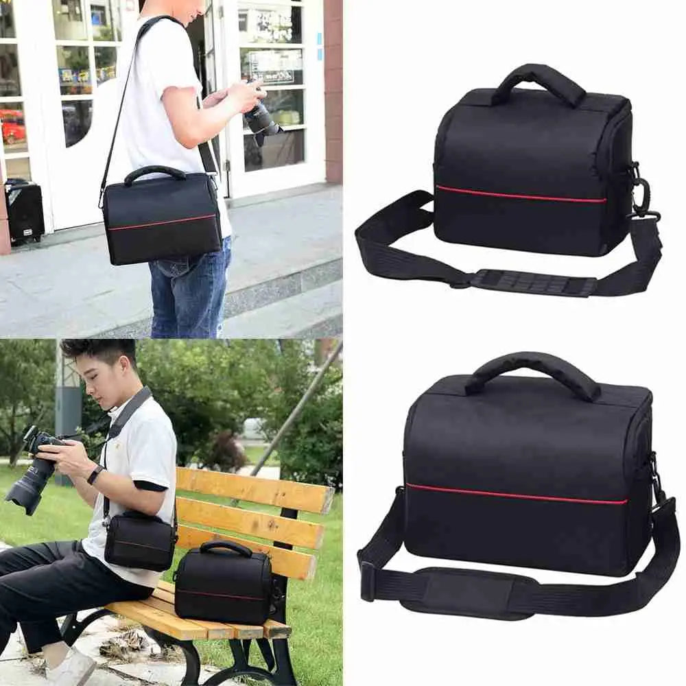 PERNEAKY DSLR Camera Bag – Protective Polyester Case & Strap Camera Shoulder Bag HIP
