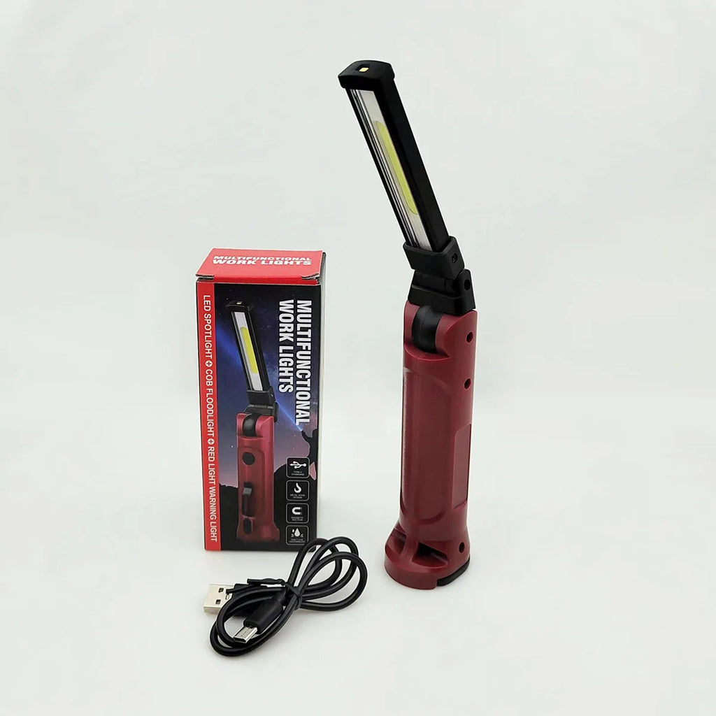 180° Foldable COB Work Light – Magnetic, Hook & Type-C Rechargeable Work Light HIP WK071