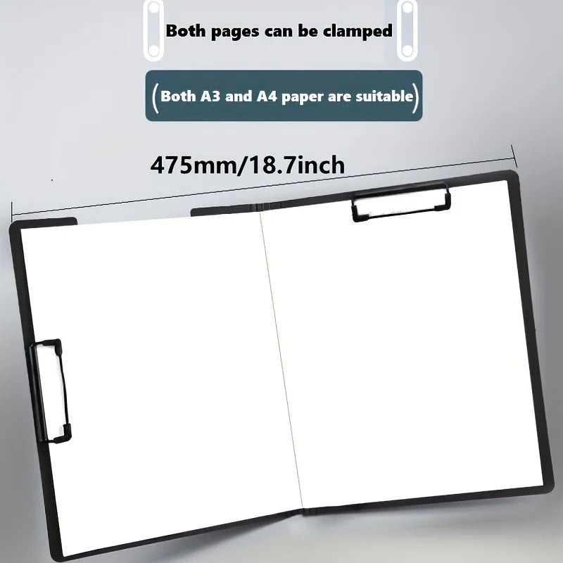 Portable A4 File Folder – Waterproof Document Organizer Document File Folder HIP