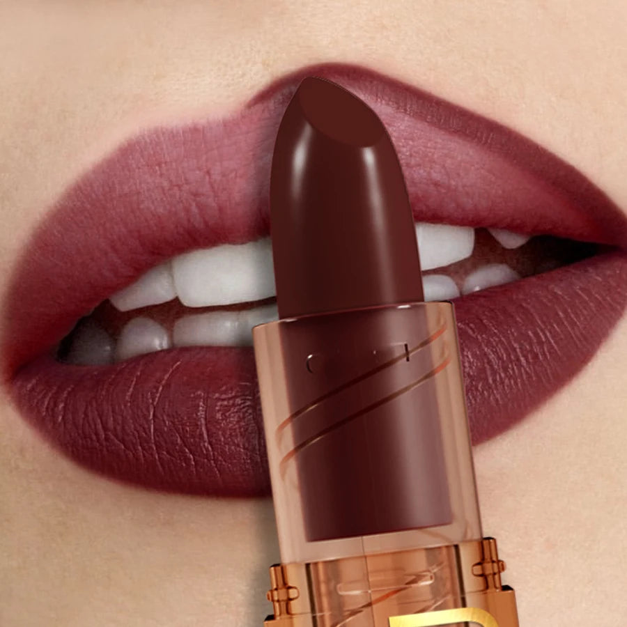 KAFURUX Velvet Matte Waterproof Lipstick – Long-Lasting Lip Tint Matte Lipstick HIP