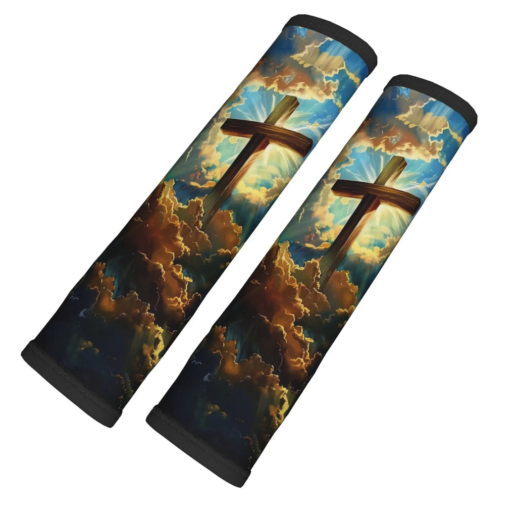 Jesus Cross Car Seat Belt Shoulder Pad Covers – 2 Pack Seat Belt Pad Cover HIP