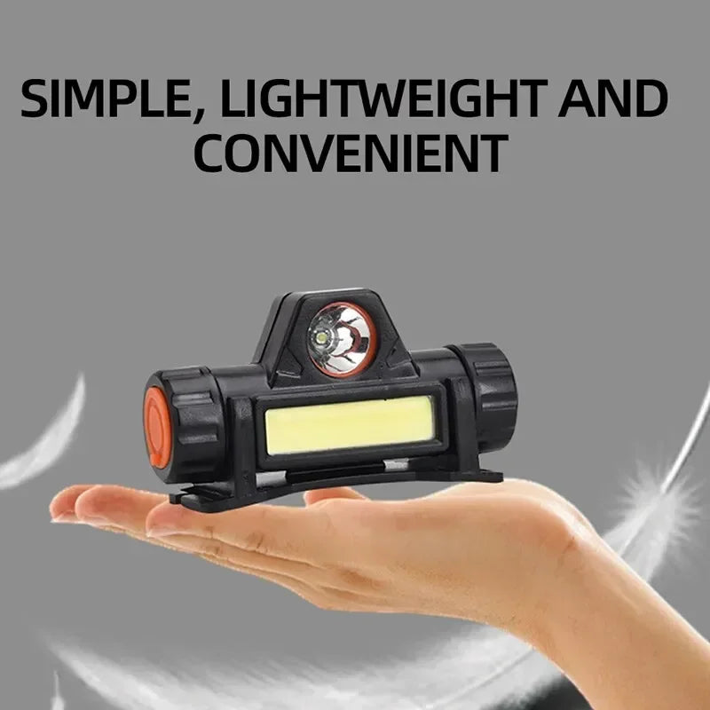 Rechargeable COB LED Headlamp – Magnetic & Waterproof LED Headlamp HIP