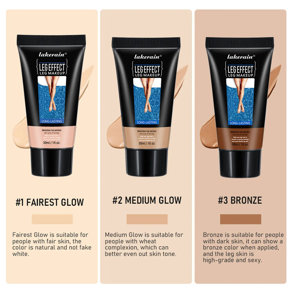 Leg Makeup Lotion Medium Shade Waterproof Non Transfer Easy Application Leg Foundation Cover Scars Varicose Vein Tattoo Flawless HIP