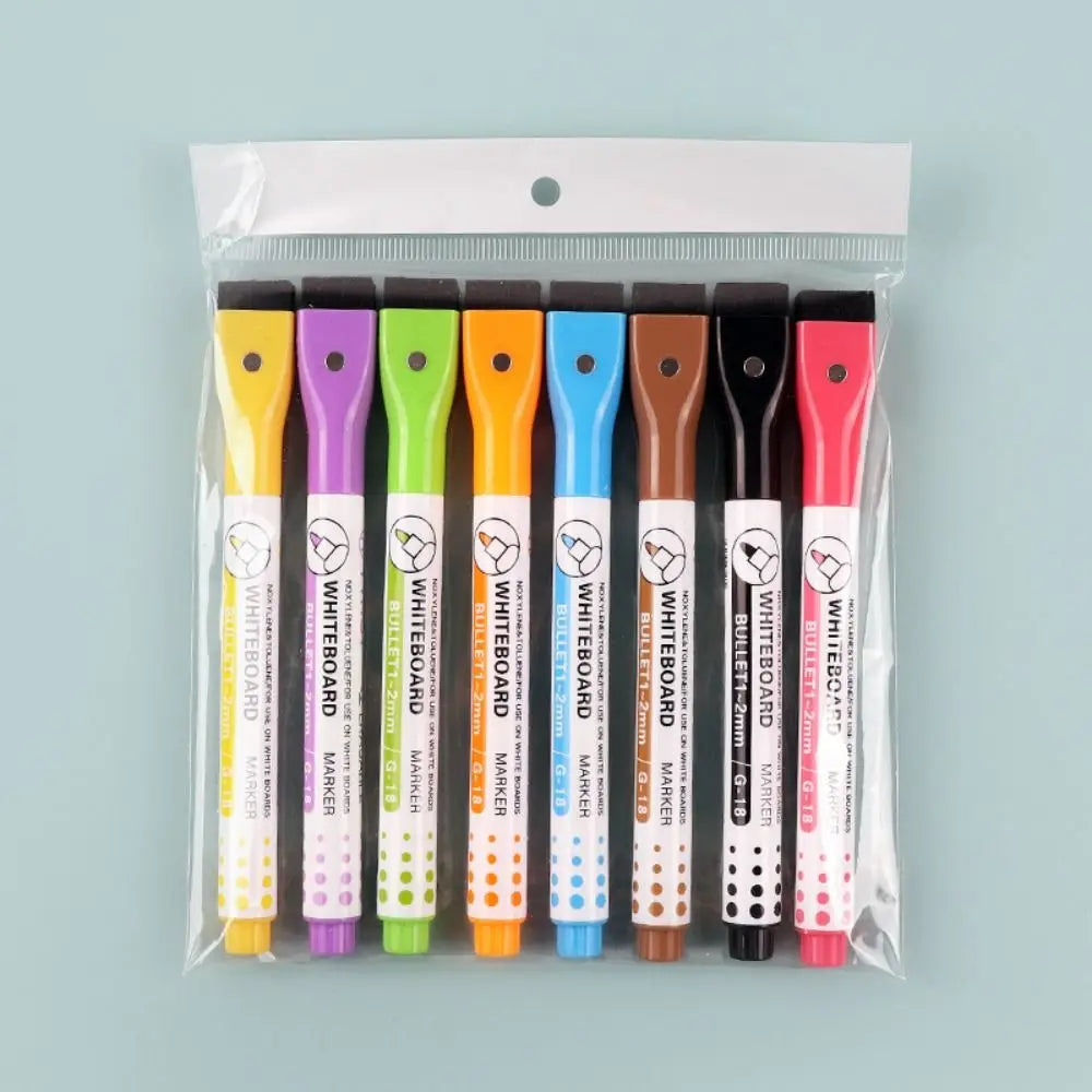 Erasable Magnetic Whiteboard Markers – Multi-Color Set of 5 Whiteboard Marker Set HIP