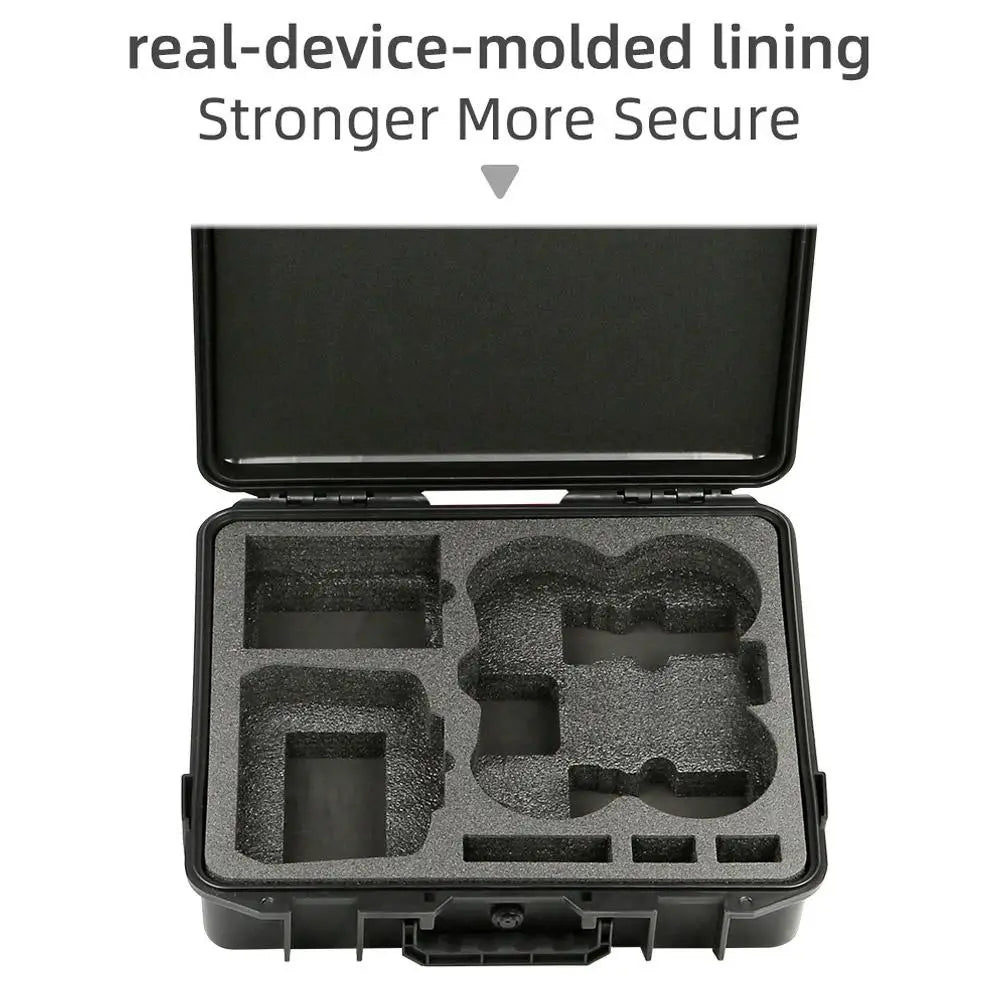 Water-Resistant Drone Safety Case For DJI Avata 360 Fly More Combo Hard Shell Carrying Box With Secure Latch Comfortable Handle HIP