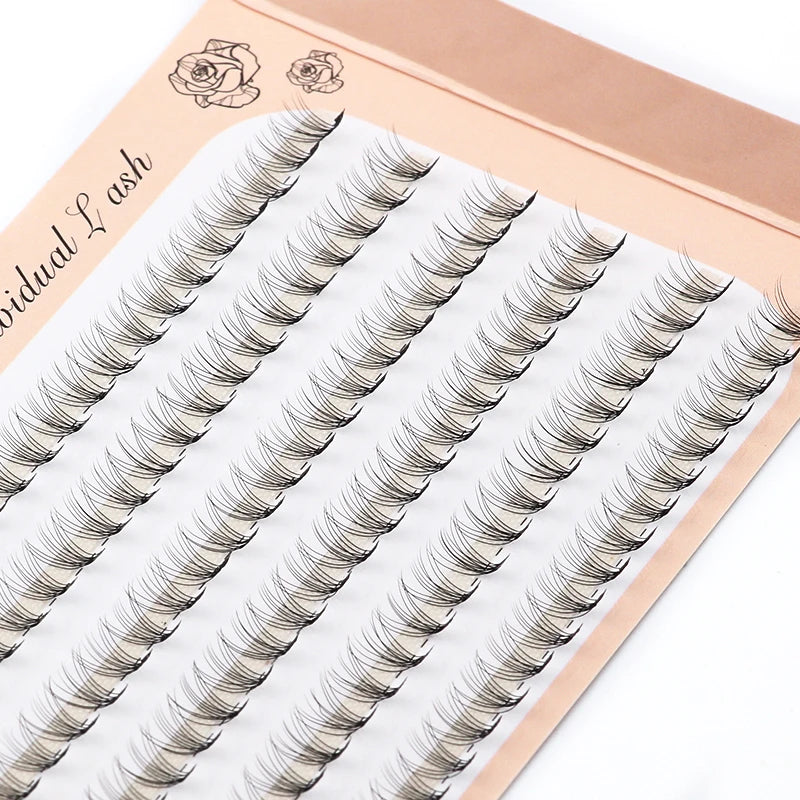 YSDO 10/20/30D Individual Lashes 6 Rows Natural Eyelash Extension Makeup Mink Eyelashes Cluster Lashes Fake Cilia False Lashes HIP