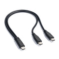 USB-C Splitter Cable 1 to 2 Dual Charging – 15W 3A | OULLX USB-C Splitter Cable HIP 2M to 1M 0.3m