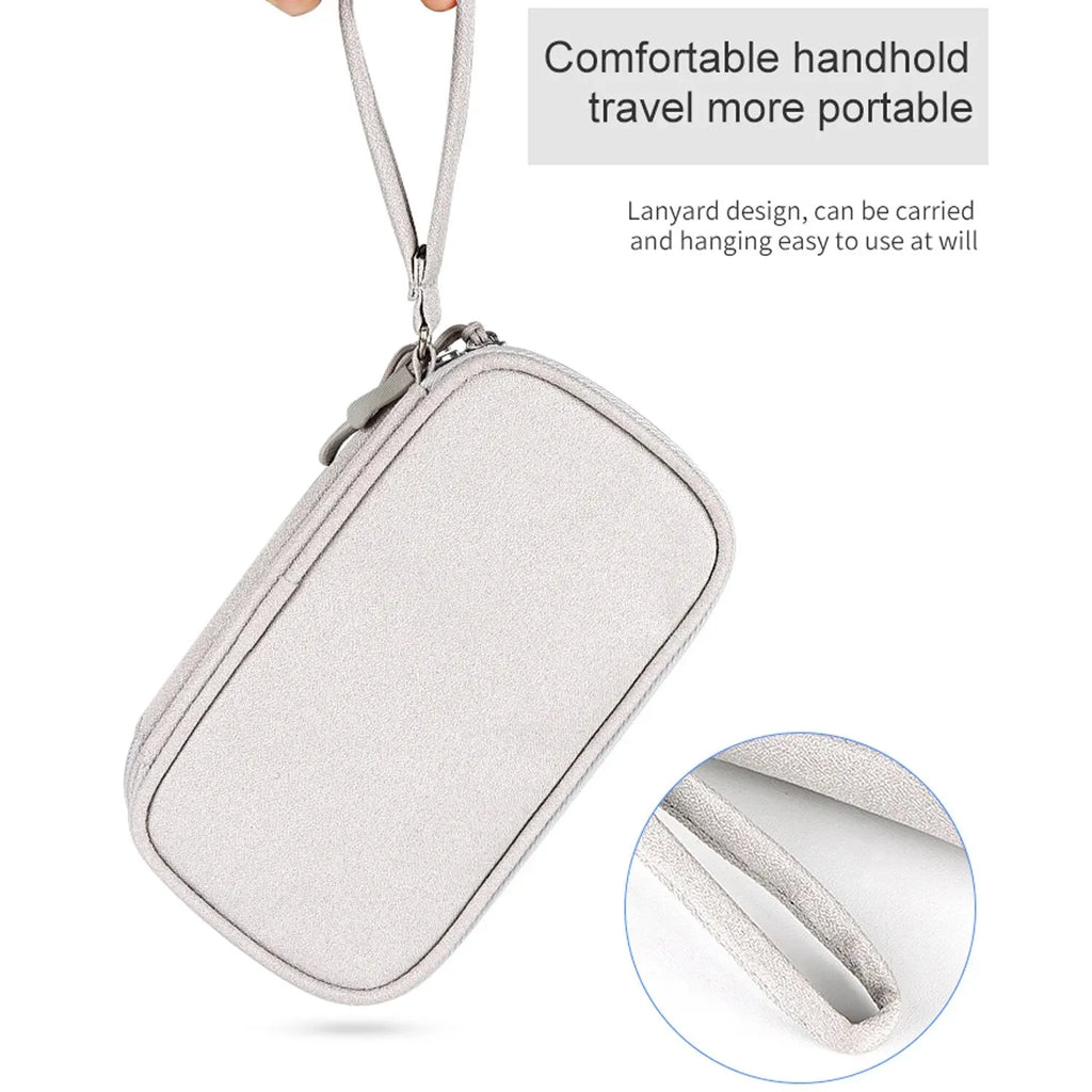 Waterproof Nylon Cable Organizer Bag for Travel & Office Cable Organizer Bag HIP