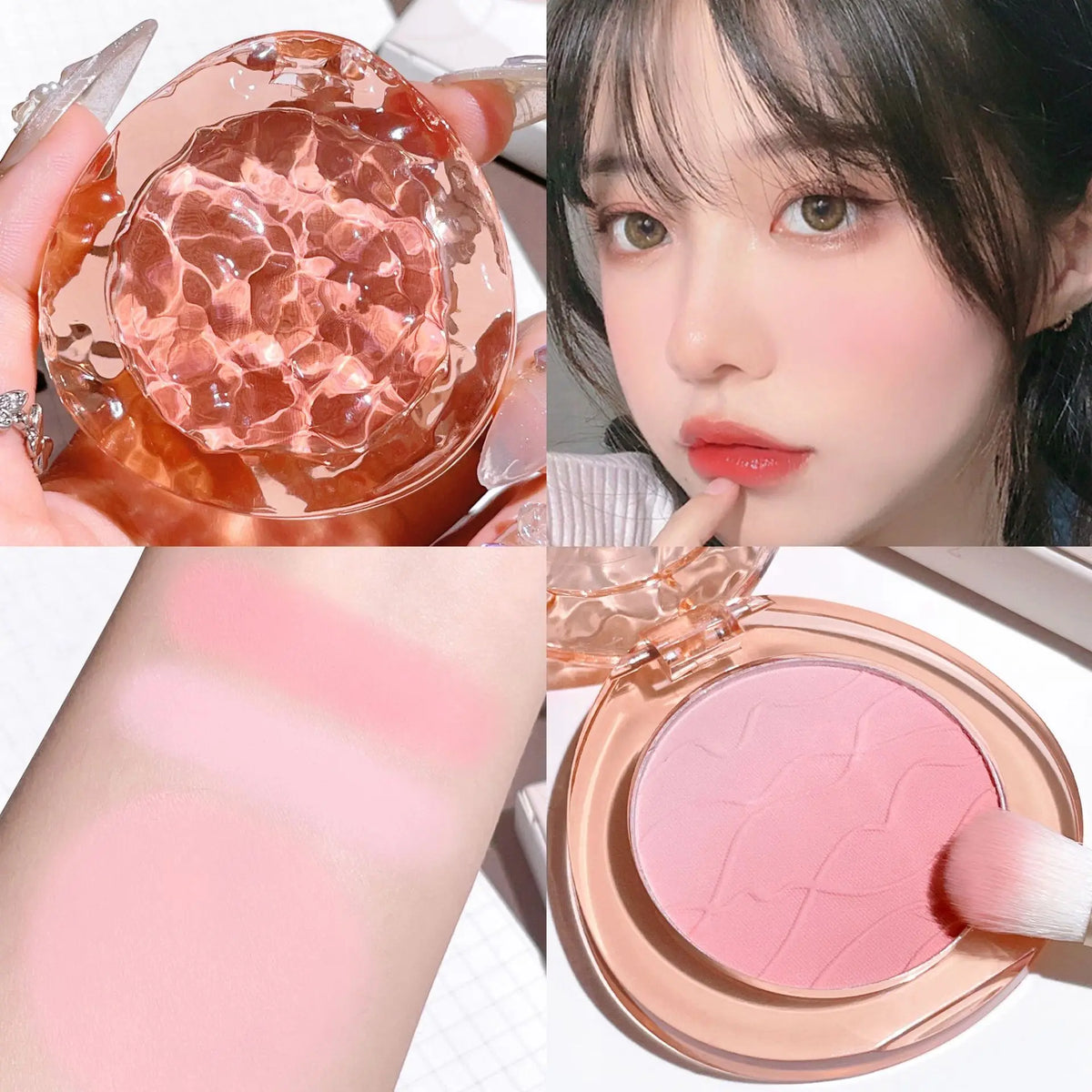 HISYI Gradient Matte Blush – Natural Daily Nude Makeup Powder Blush HIP