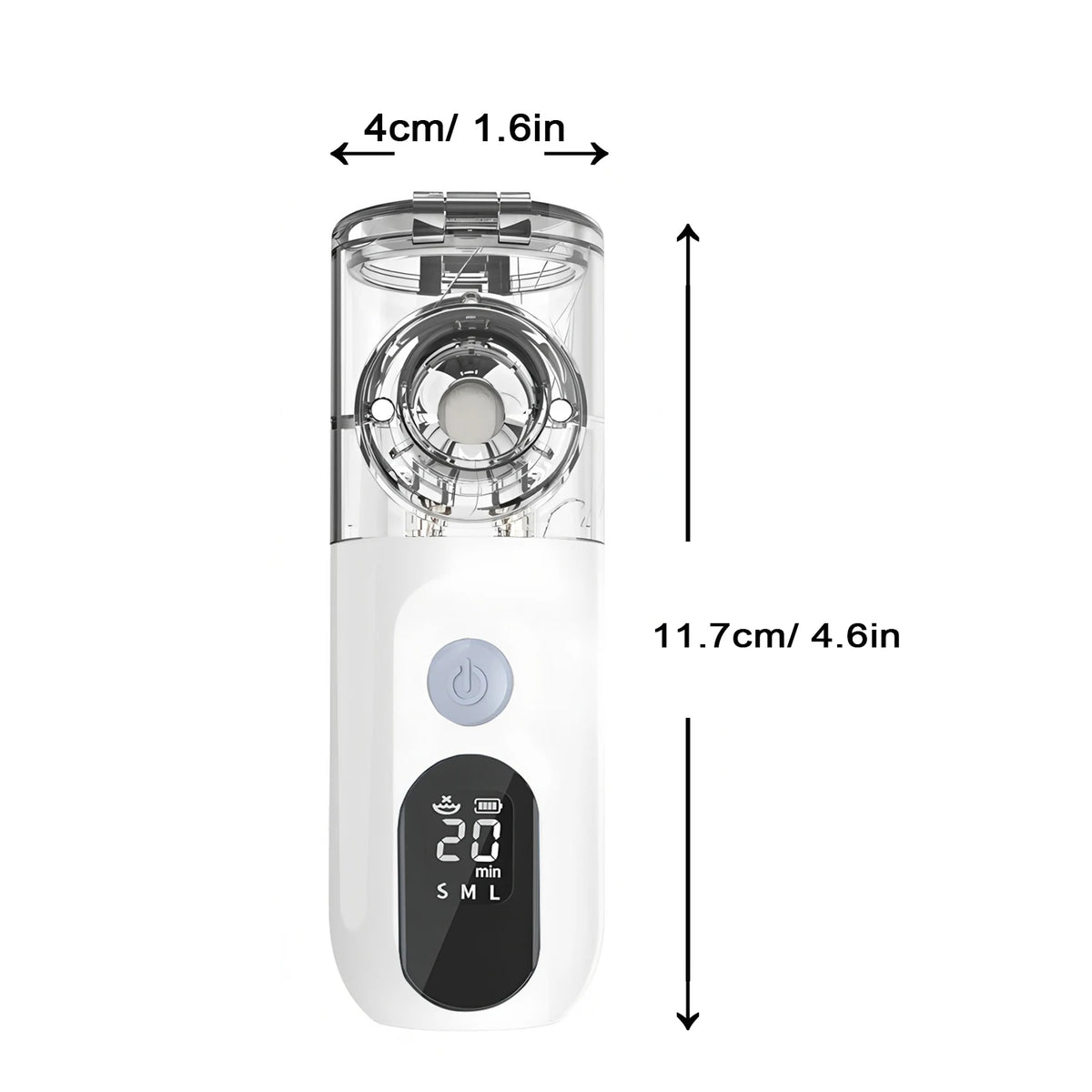 Fireurus Mesh Nebulizer Eye Steamer – USB Rechargeable Mist Eye Mist Steamer HIP