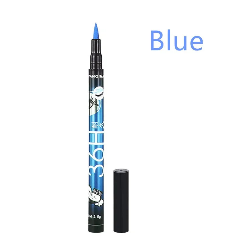 1 PCS Hot Make Up Ultimate Black Liquid Eyeliner Long-lasting Waterproof Eye Liner Pencil Pen Nice Makeup Cosmetic Beauty Tools HIP blue